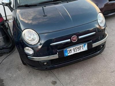 Usata Fiat 500 75 CV (55 kW) 2009 Blu Cabrio