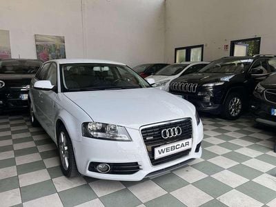 Usata Audi A3 Ambition 105 CV (77 kW) 2011 Bianco Berlina