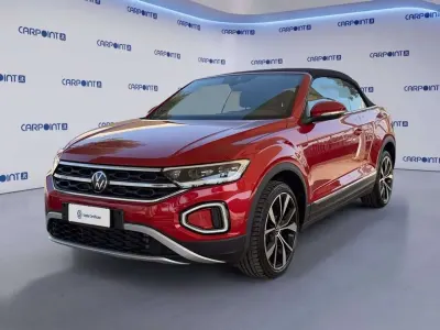 Usata VW T-Roc Cabriolet Style 150 CV (110 kW) 2024 Rosso Cabrio