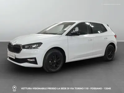 Nuova Skoda Fabia 95 CV (69 kW) 2025 Bianco luna metallizzato Utilitaria