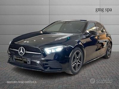 Usata Mercedes A180 Premium 116 CV (85 kW) 2022 Nero Berlina