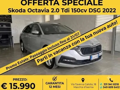 Usata Skoda Octavia Executive 150 CV (110 kW) 2022 Argento Station wagon