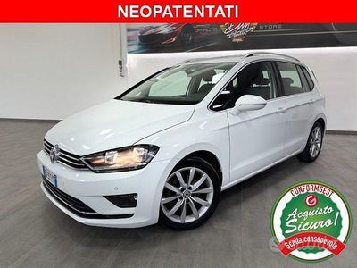 Usata VW Golf Sportsvan Highline 110 CV (80 kW) 2015 Bianco Monovolume