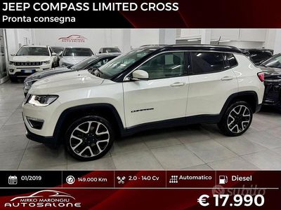 Usata Jeep Compass Limited 140 CV (102 kW) 2019 Bianco SUV