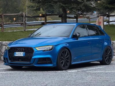 Usata Audi S3 Sport 300 CV (220 kW) 2019 Blu Berlina