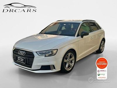 Usata Audi A3 Sport 116 CV (85 kW) 2017 Bianco Berlina