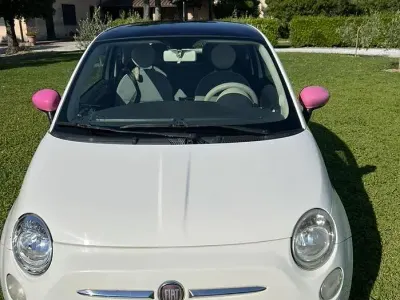 Usata Fiat 500 75 CV (55 kW) 2010 Bianco Berlina