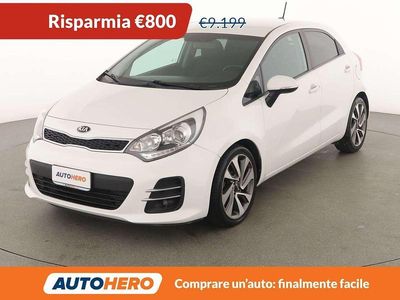 Usata Kia Rio 90 CV (66 kW) 2015 Bianco Berlina