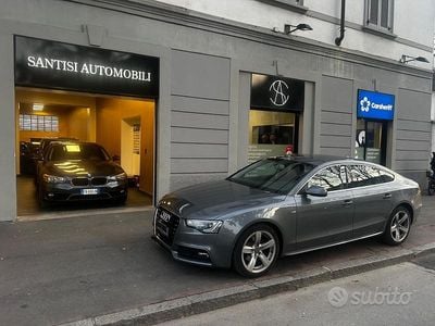 Usata Audi A5 Advanced 177 CV (130 kW) 2014 Grigio Coupé