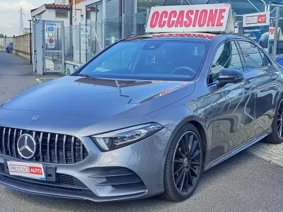 Usata Mercedes A200 Premium Plus 150 CV (110 kW) 2022 Grigio mountain Berlina