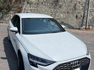 Usata Audi A3 Advanced 116 CV (85 kW) 2022 Bianco Berlina