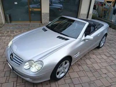 Usata Mercedes SL500 306 CV (225 kW) 2002 Silver met Cabrio