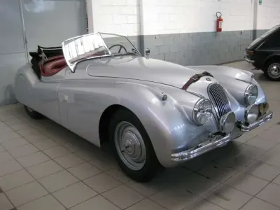 Usata Jaguar XK 182 CV (133 kW) 1953 Argento Cabrio