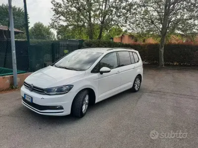 Usata VW Touran 150 CV (110 kW) 2018 Bianco Monovolume