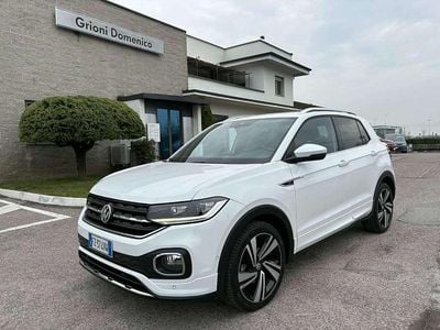 Usado VW T-Cross R-line 150 CV (110 kW) 2020 Blanco SUV