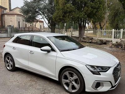 Usata Audi A3 Ambiente 110 CV (80 kW) 2021 Bianco Berlina