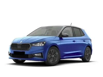 Nuova Skoda Fabia 95 CV (69 kW) 2026 Blu race metallizzato nero tulipano perl Utilitaria