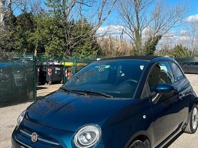 Usata Fiat 500C Dolcevita 69 CV (50 kW) 2020 Blu Cabrio