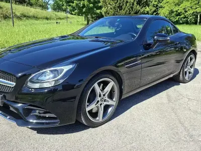Usata Mercedes SLC180 AMG line 156 CV (114 kW) 2019 Nero Cabrio
