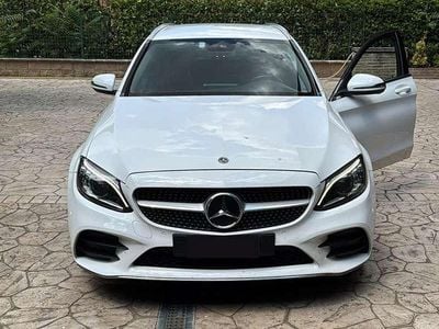 Usata Mercedes C220 Premium 194 CV (142 kW) 2020 Bianco Station wagon