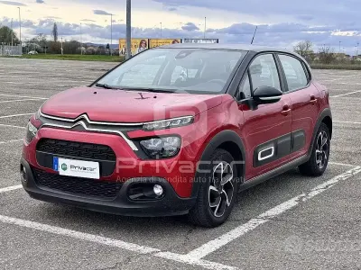 Usata Citroën C3 Feel 83 CV (61 kW) 2022 Rosso Utilitaria