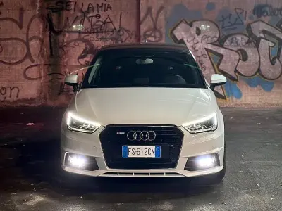 Usata Audi A1 S-Line 95 CV (69 kW) 2018 Bianco Berlina