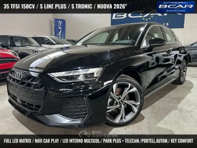 Ny Audi A3 S-Line 150 HK (110 kW) 2026 Svart Sedan
