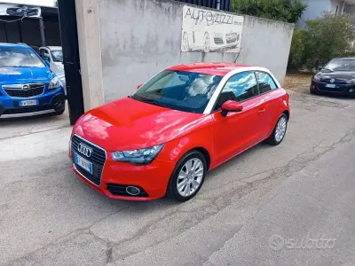 Usata Audi A1 Ambition 122 CV (89 kW) 2011 Rosso Utilitaria