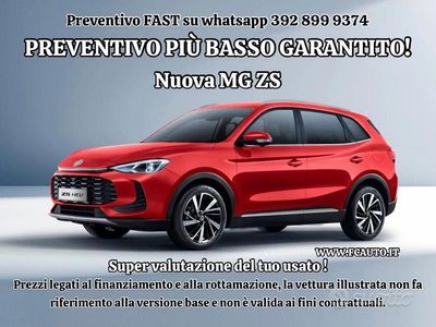 Nuova MG ZS Luxury 102 CV (75 kW) 2025 Rosso SUV