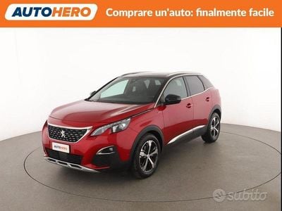 Usata Peugeot 3008 GT-line 131 CV (96 kW) 2019 Rosso SUV
