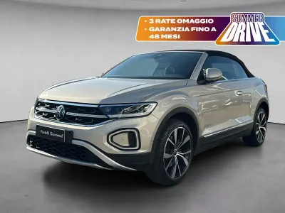 Usata VW T-Roc Cabriolet Style 150 CV (110 kW) 2023 Ivory silver metallizzato Cabrio