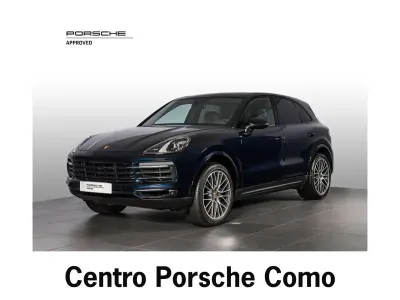 Usata Porsche Cayenne Sport 340 CV (250 kW) 2021 Blu moonlight SUV