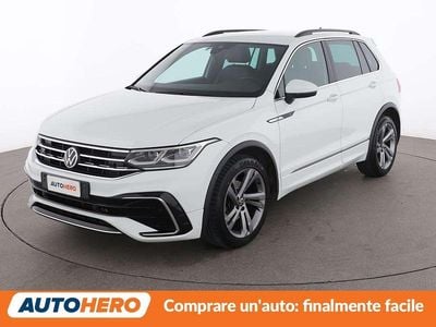 Usata VW Tiguan R-line 150 CV (110 kW) 2020 Bianco SUV