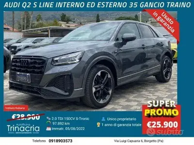 Usata Audi Q2 S-Line 150 CV (110 kW) 2022 Grigio SUV