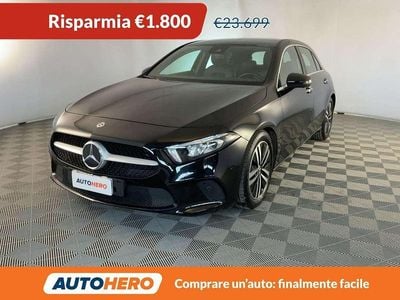 Usata Mercedes A180 Progressive 116 CV (85 kW) 2021 Nero Berlina