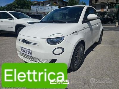 Usata Fiat 500e La Prima 86 kW (118 CV) 2021 Bianco Berlina