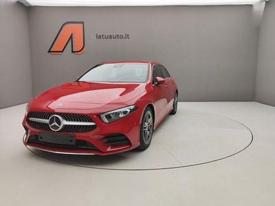 Usata Mercedes A180 AMG line 116 CV (85 kW) 2020 Rosso Utilitaria