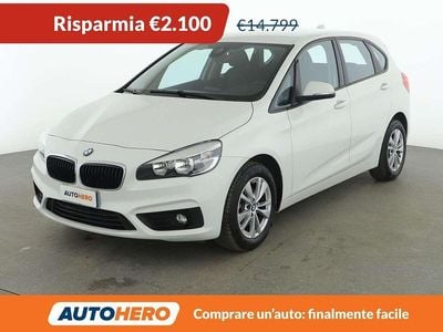 Usata BMW 218 Active Tourer Advantage 136 CV (100 kW) 2016 Bianco Monovolume