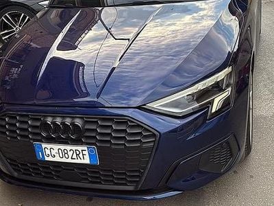 Usata Audi A3 150 CV (110 kW) 2021 Blu Berlina
