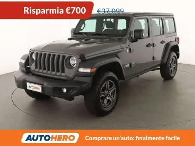 Usata Jeep Wrangler Sport 200 CV (147 kW) 2018 Grigio SUV