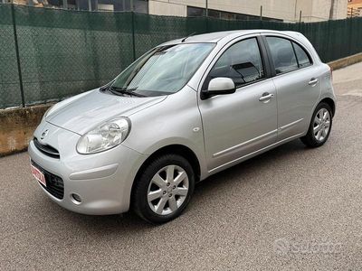 Usata Nissan Micra Acenta 80 CV (58 kW) 2012 Grigio Berlina