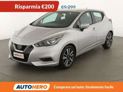 Usata Nissan Micra 90 CV (66 kW) 2018 Argento Utilitaria