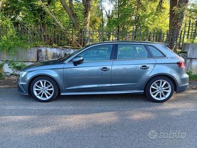Usata Audi A3 S-Line 110 CV (80 kW) 2016 Grigio Berlina
