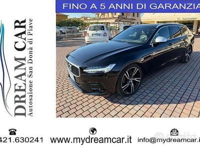Usata Volvo V90 R-Design 190 CV (139 kW) 2017 Nero Station wagon