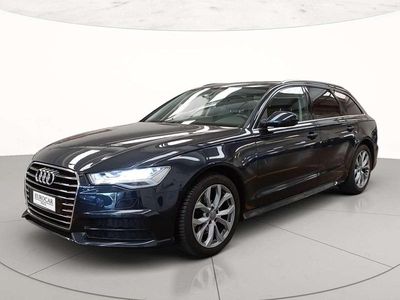 Usata Audi A6 Business Plus 190 CV (139 kW) 2017 W1 blu chiaro di luna metallizzato Station wagon