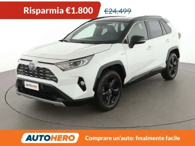Usata Toyota RAV4 Hybrid Style 218 CV (160 kW) 2019 Bianco SUV