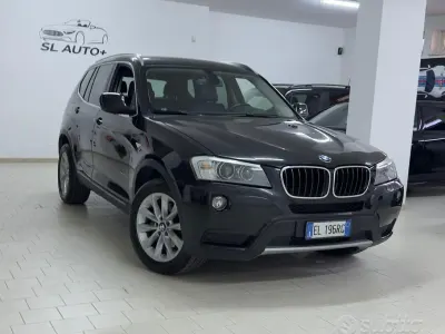 Usata BMW X3 184 CV (135 kW) 2012 Nero SUV