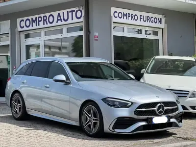 Begagnad Mercedes C220 Premium 199 HK (146 kW) 2022 Silver Kombi