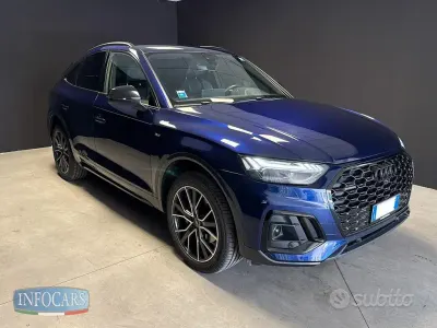 Usata Audi Q5 S-Line 204 CV (150 kW) 2023 Blu metallizzato SUV