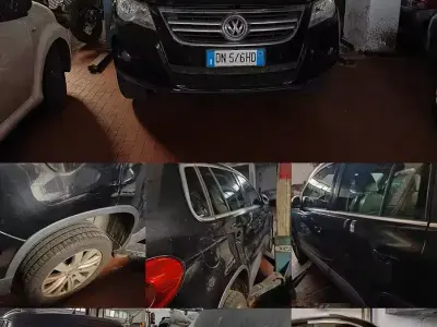 Usata VW Tiguan Sportline 96 CV (70 kW) 2008 Nero SUV